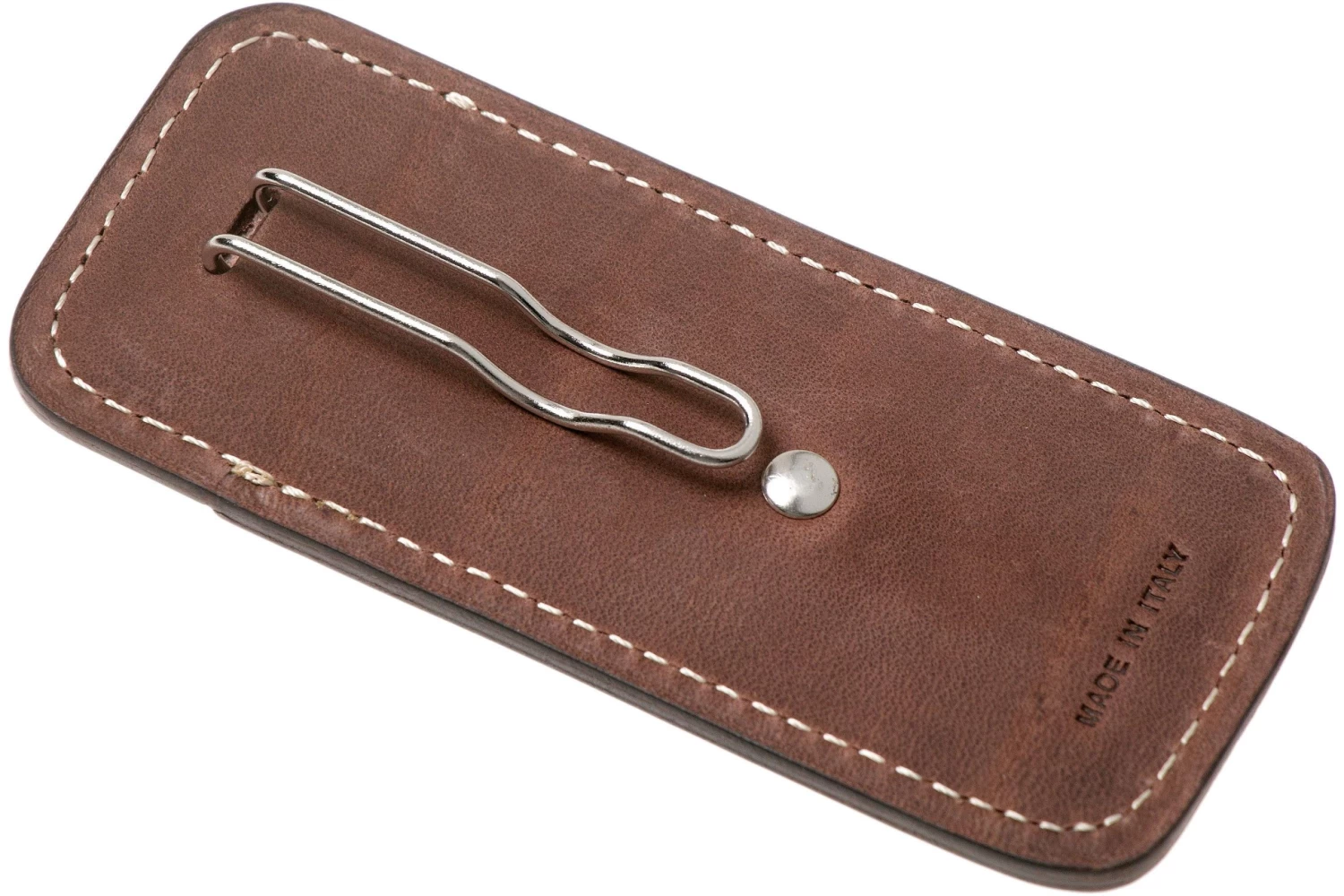 LionSteel 900FDV3 BR Funda Con Clip De Bolsillo, Cuero Marrón Oscuro - Imagen 2