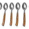 MAM Iberico Brown 14035-S, Juego De 6 Cucharas De Mesa