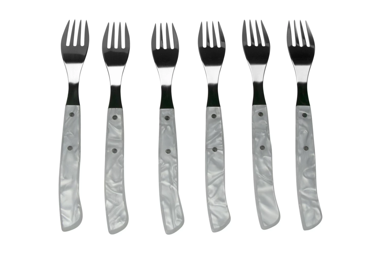 MAM Iberico Pearl 14036, Juego De 6 Tenedores De Mesa - Imagen 2