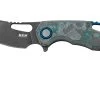 MKM Isonzo FX03-1CAD Hawkbill Dark Stonewashed, Arctic Storm Carbon Fibre Navaja, Diseño De Jesper Voxnaes