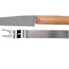 Opinel Cheese Set, Cuchillo De Queso Y Tenedor Acero Inoxidable, 1834
