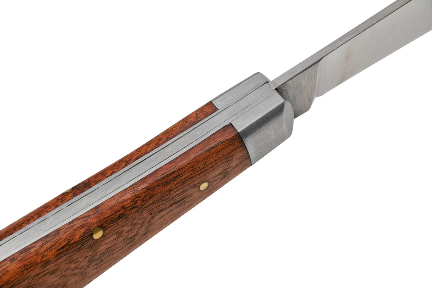 Otter Anchor Knife 174 Small Carbon, Sapeli, Brass Anchor, Navaja - Imagen 6