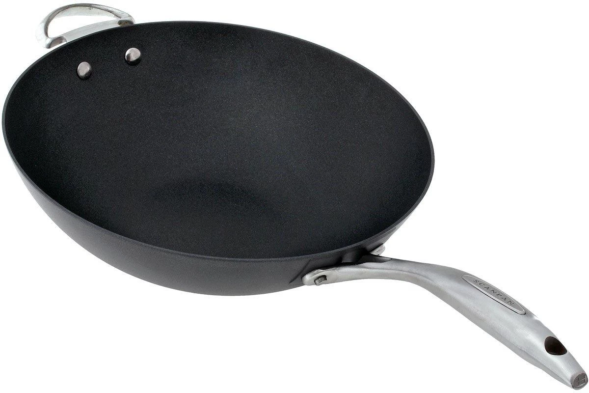 SCANPAN Pro IQ Sartén Wok Con Rack'n'sticks, 32cm