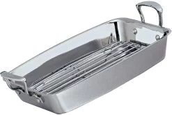 SCANPAN Impact Bandeja Conálica Asado Con Parrilla, 42x26cm