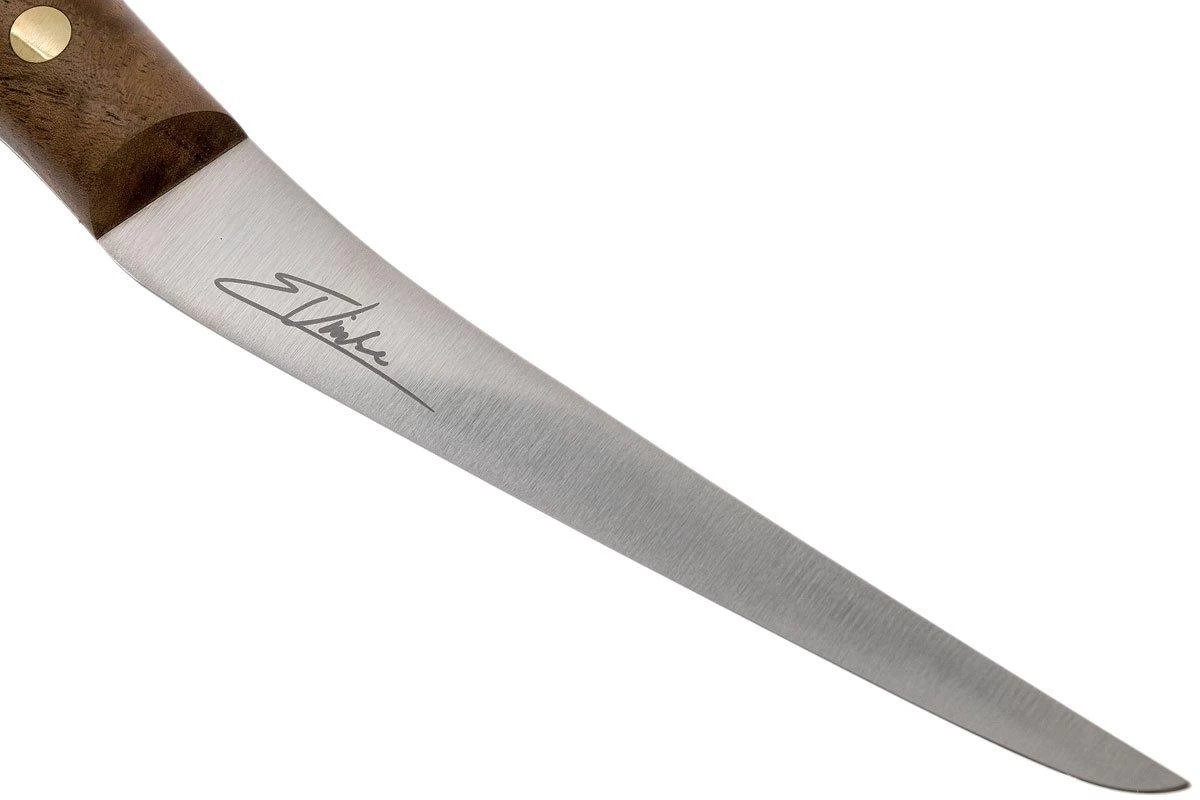 Robert Herder Edwin Vinke's Special Cuchillo Para Fileteartear Flexible 13 Cm Madera De Nogal - Imagen 3