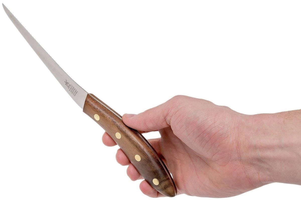 Robert Herder Edwin Vinke's Special Cuchillo Para Fileteartear Flexible 13 Cm Madera De Nogal - Imagen 6