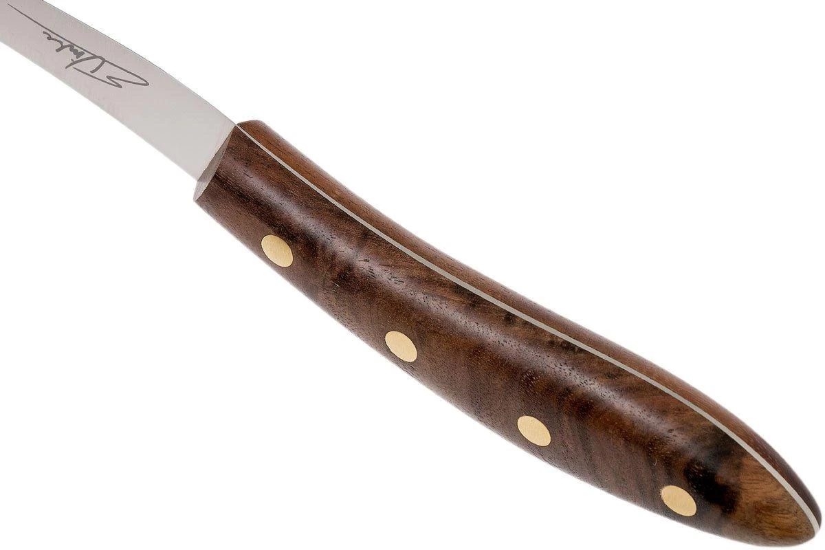 Robert Herder Edwin Vinke's Special Cuchillo Para Filetear Flexible 17 Cm Madera De Nogal - Imagen 4