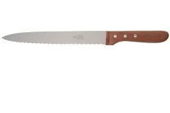Robert Herder 1602100004 Cuchillo De Pan Y De Trinchar 25 Cm, Madera De Ciruelo