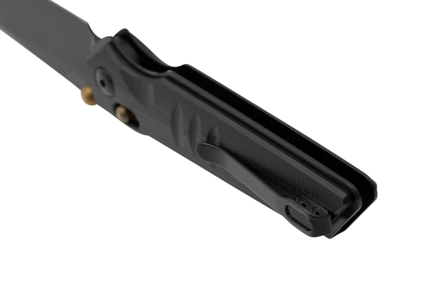 Real Steel Sacra, 7711BB Black G10, Blackwashed K110 Navaja - Imagen 4