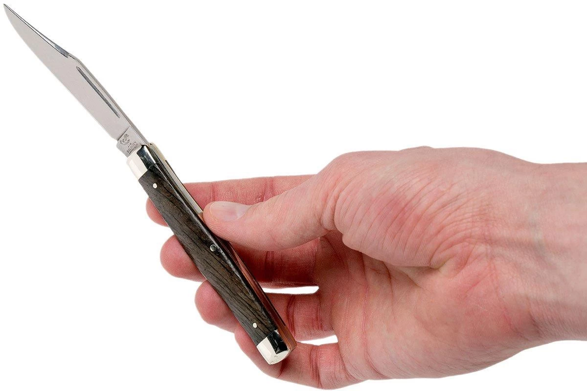 Robert Klaas Stockman 105mm Bog Oak 725-1-276 Navaja - Imagen 7