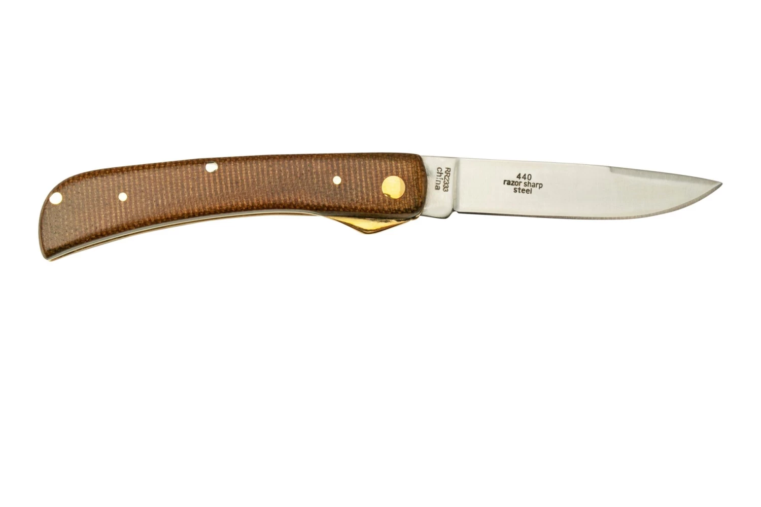Rough Ryder Brown Burlap Small Work Knife RR2333, Navaja - Imagen 2