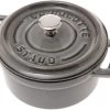 Staub Mini Cocotte - Cocotte 10cm, 0,25L, Gris