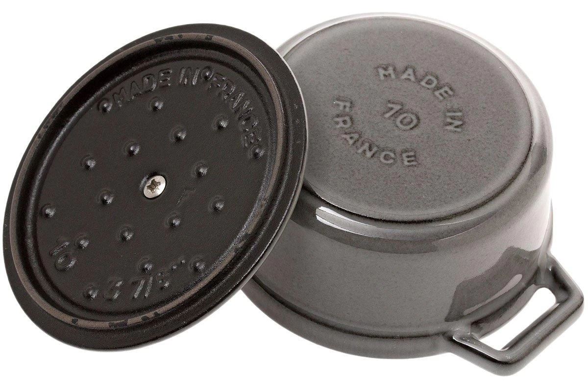 Staub Mini Cocotte - Cocotte 10cm, 0,25L, Gris - Imagen 3
