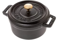 Staub Mini Cocotte - Cocotte 10cm, 0,25L, Negro