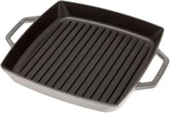 Staub Parrilla 28cm Rectangular, Gris