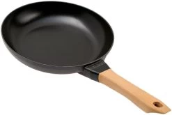 Staub Sartén Para Cocinar Con Mango De Madera 24cm, Negro