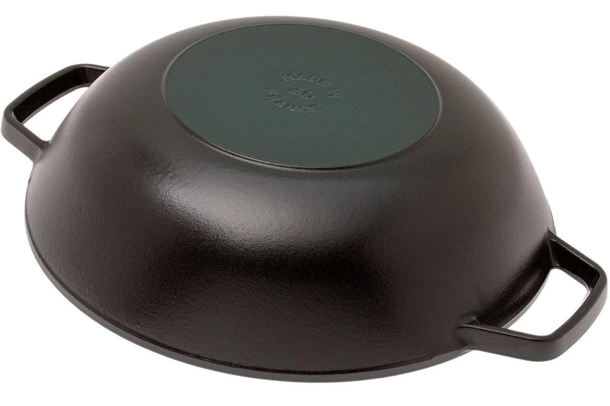 Staub Sartén Wok Pequeño 30 Cm, 4,4L, Negro - Imagen 3