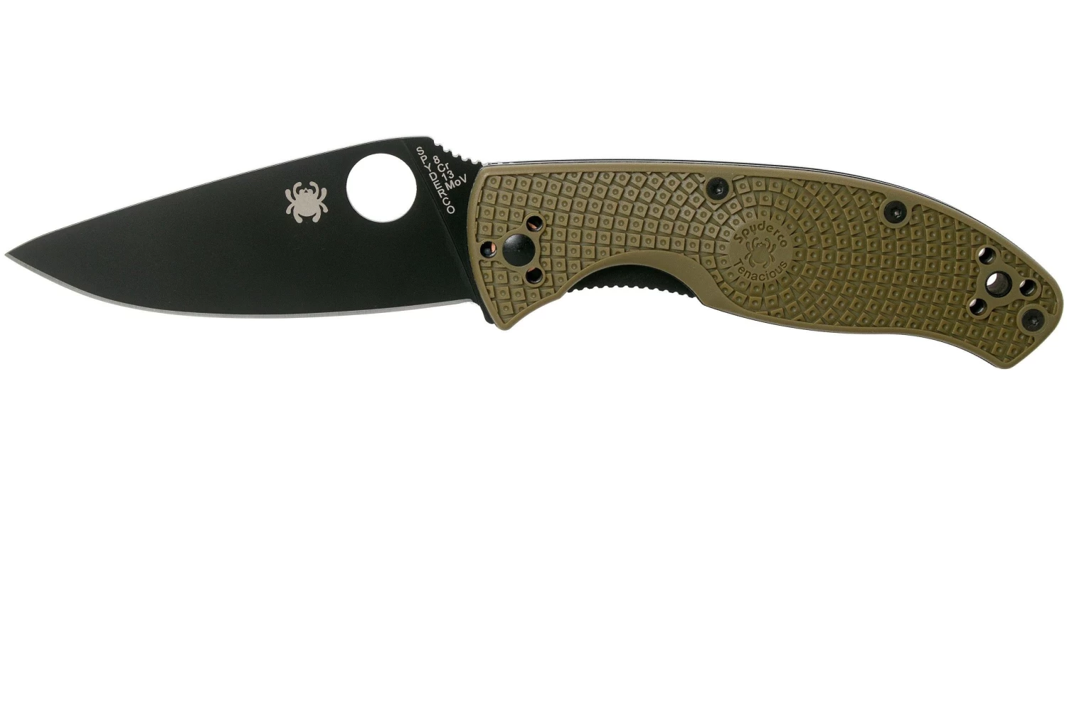 Spyderco Tenacious Lightweight OD Green Black C122PODBK FRN Navaja
