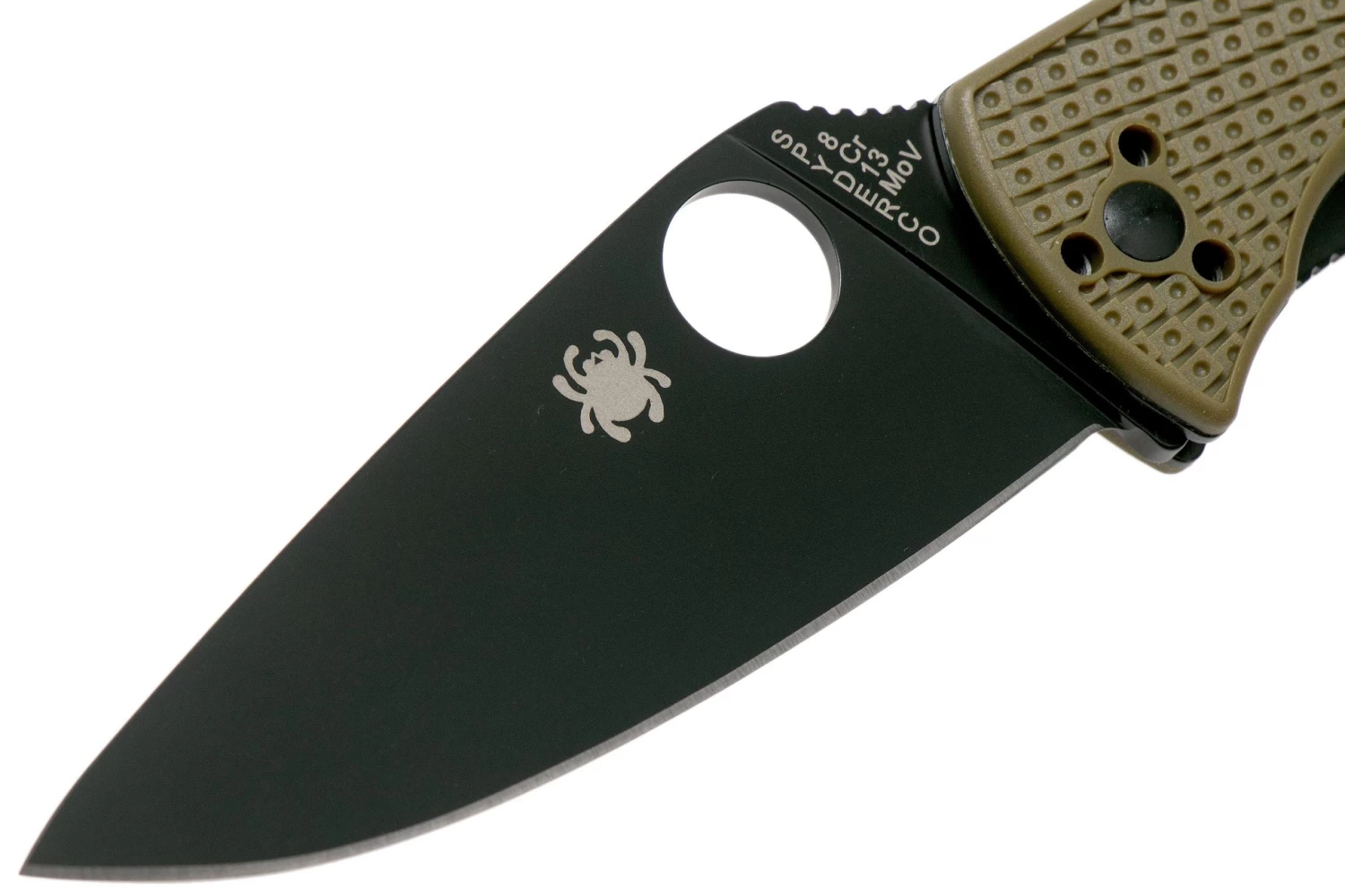 Spyderco Tenacious Lightweight OD Green Black C122PODBK FRN Navaja - Imagen 3