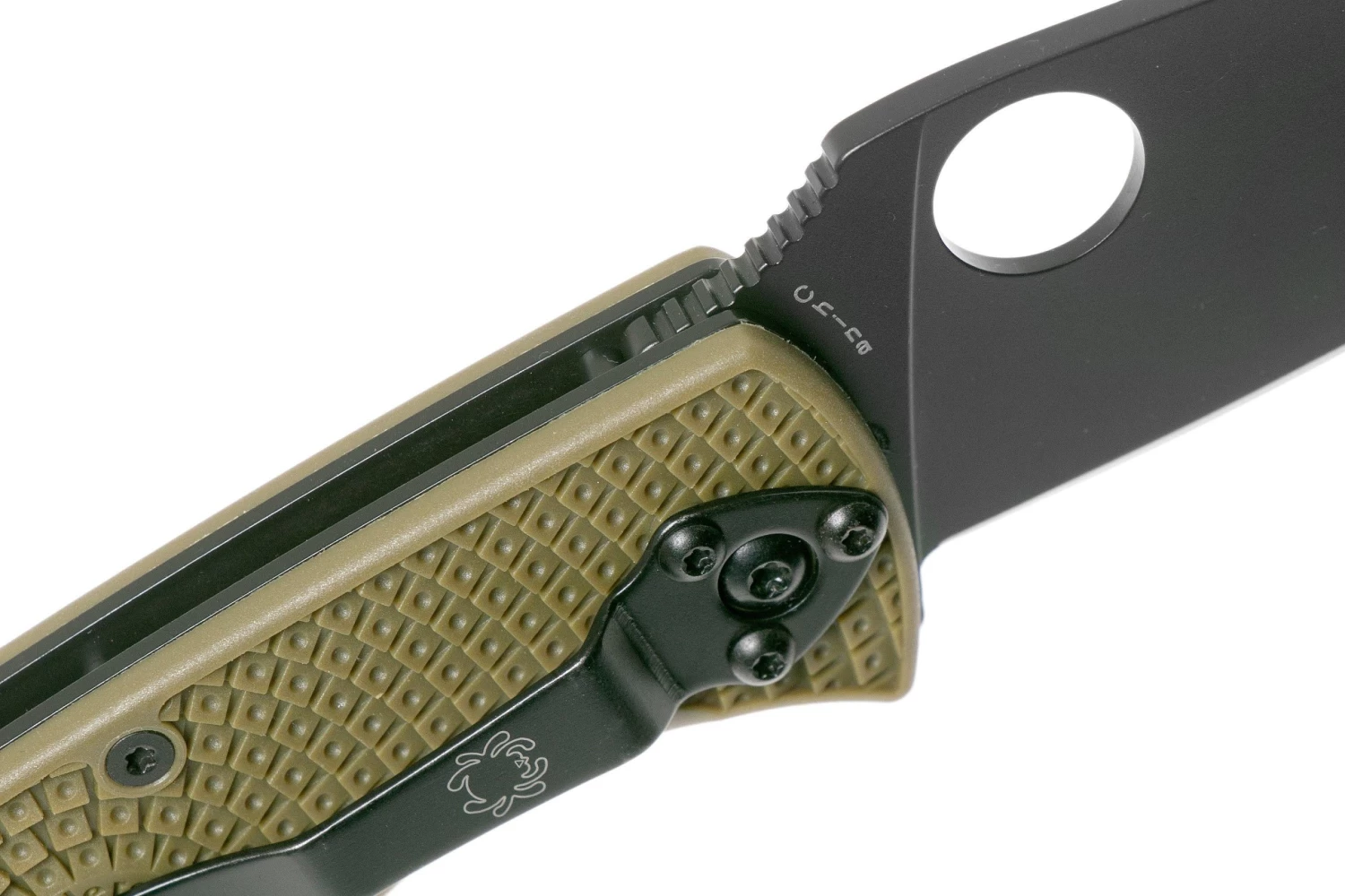 Spyderco Tenacious Lightweight OD Green Black C122PODBK FRN Navaja - Imagen 6