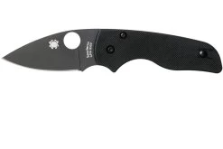 Spyderco Lil' Native C230GPBBK Plain Edge Navaja, Negro