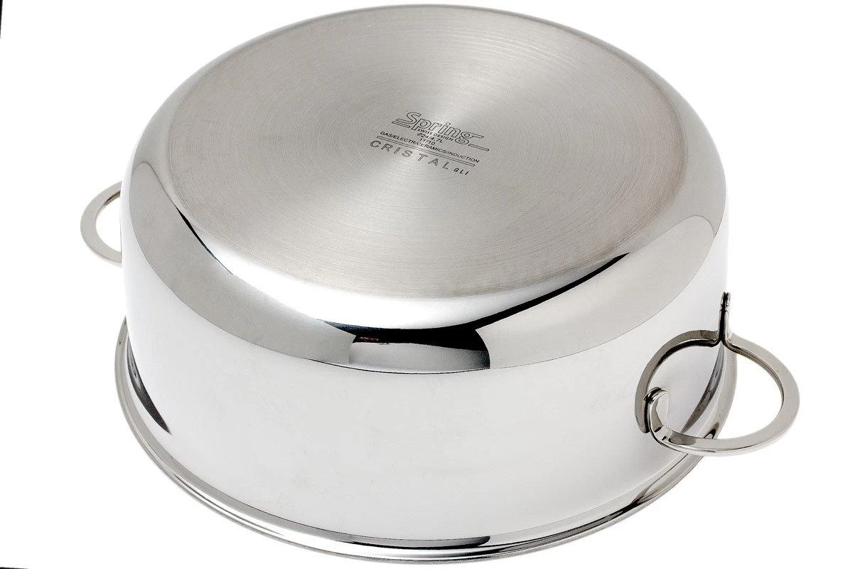 Spring Cristal Olla De Cocción Lenta Con Tapa 24 Cm, 4,7L - Imagen 3