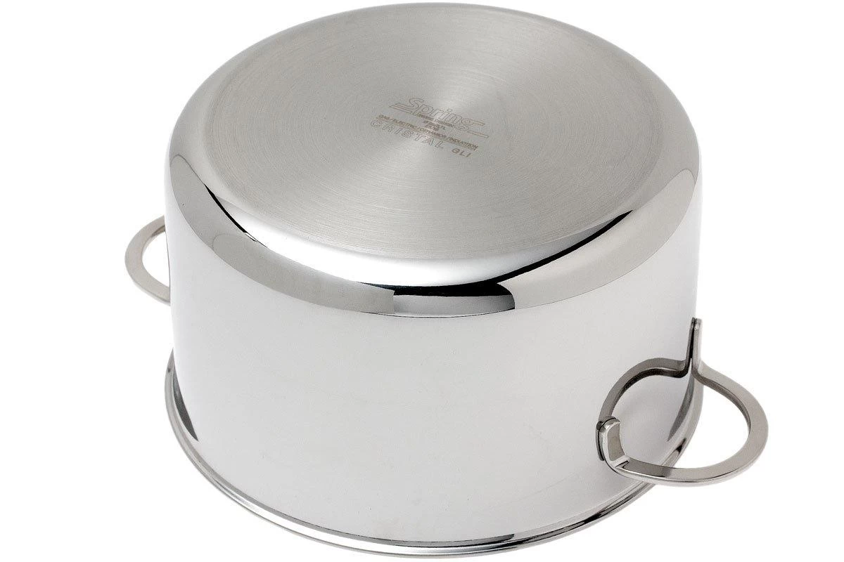 Spring Cristal Olla De Cocción Lenta Con Tapa 20 Cm, 3,7L - Imagen 3