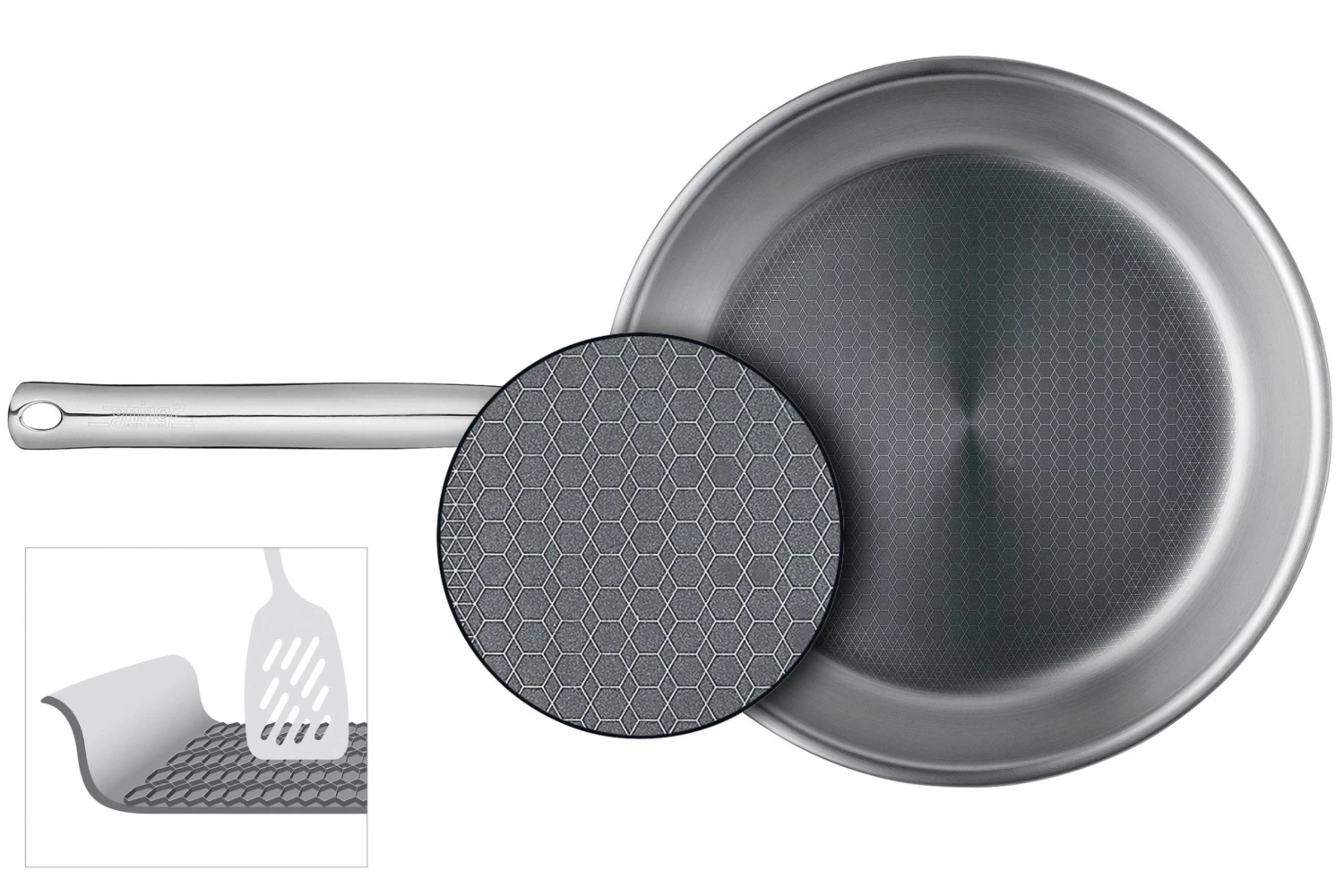 Spring Vulcano CUT Resist Sartén, 24 Cm - Imagen 4