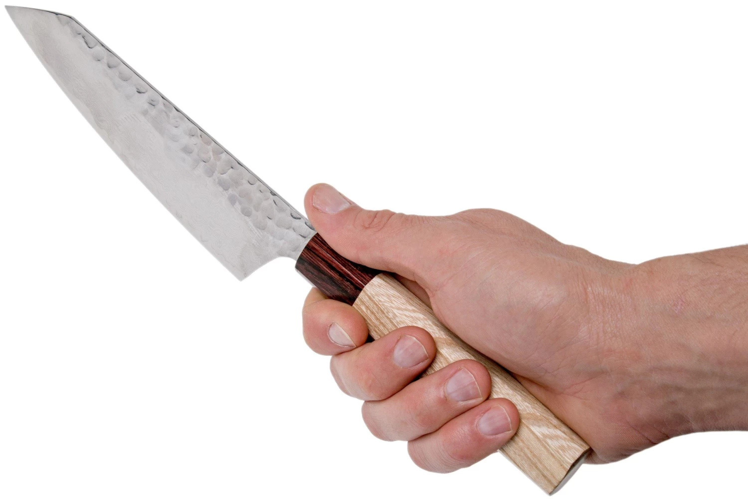 Sakai Takayuki Bunka 33-Capas Damascus Hammered WA 16 Cm - Imagen 6