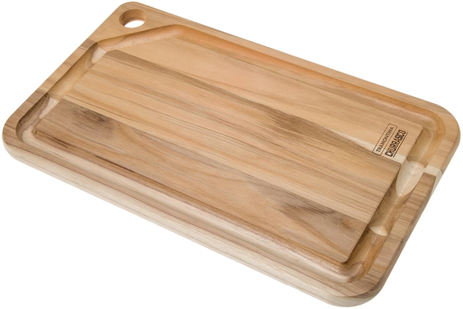 Tramontina Churrasco Tabla De Cortar Madera De Teca40x24 Cm