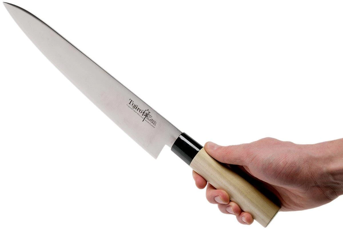 Tojiro Zen De 3 Capas, Gyuto / Cuchillo Cocinero 27 Cm, FD-566 - Imagen 6