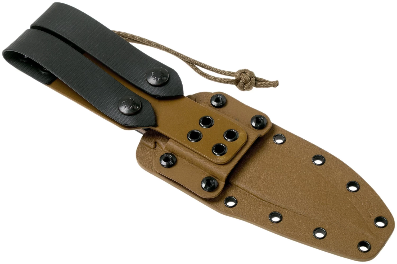 Spartan Blades Horkos SB4DEBKKYTN Flat Dark Earth/Black/Tan Sheath Cuchillo De Supervivencia - Imagen 8