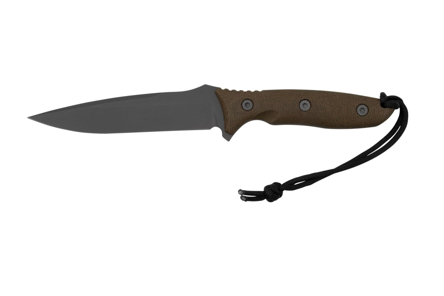 Spartan Blades Moros SB53BKGRNLBK Black, Green Micarta, Funda Molle-Black, Cuchillo De Supervivencia