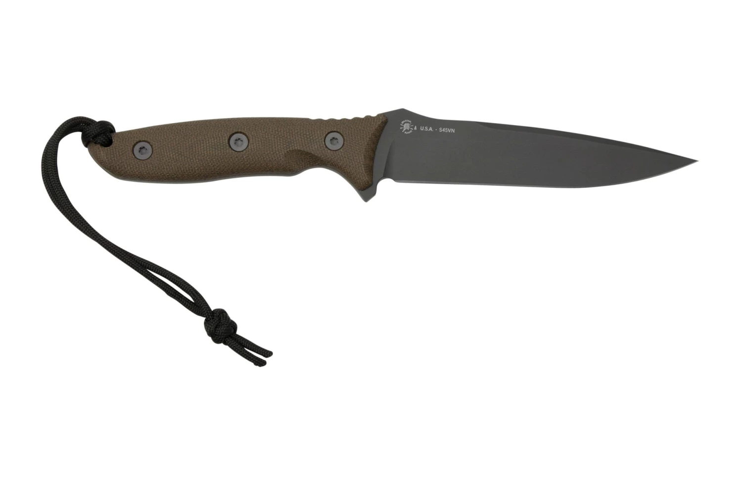 Spartan Blades Moros SB53BKGRNLBK Black, Green Micarta, Funda Molle-Black, Cuchillo De Supervivencia - Imagen 2