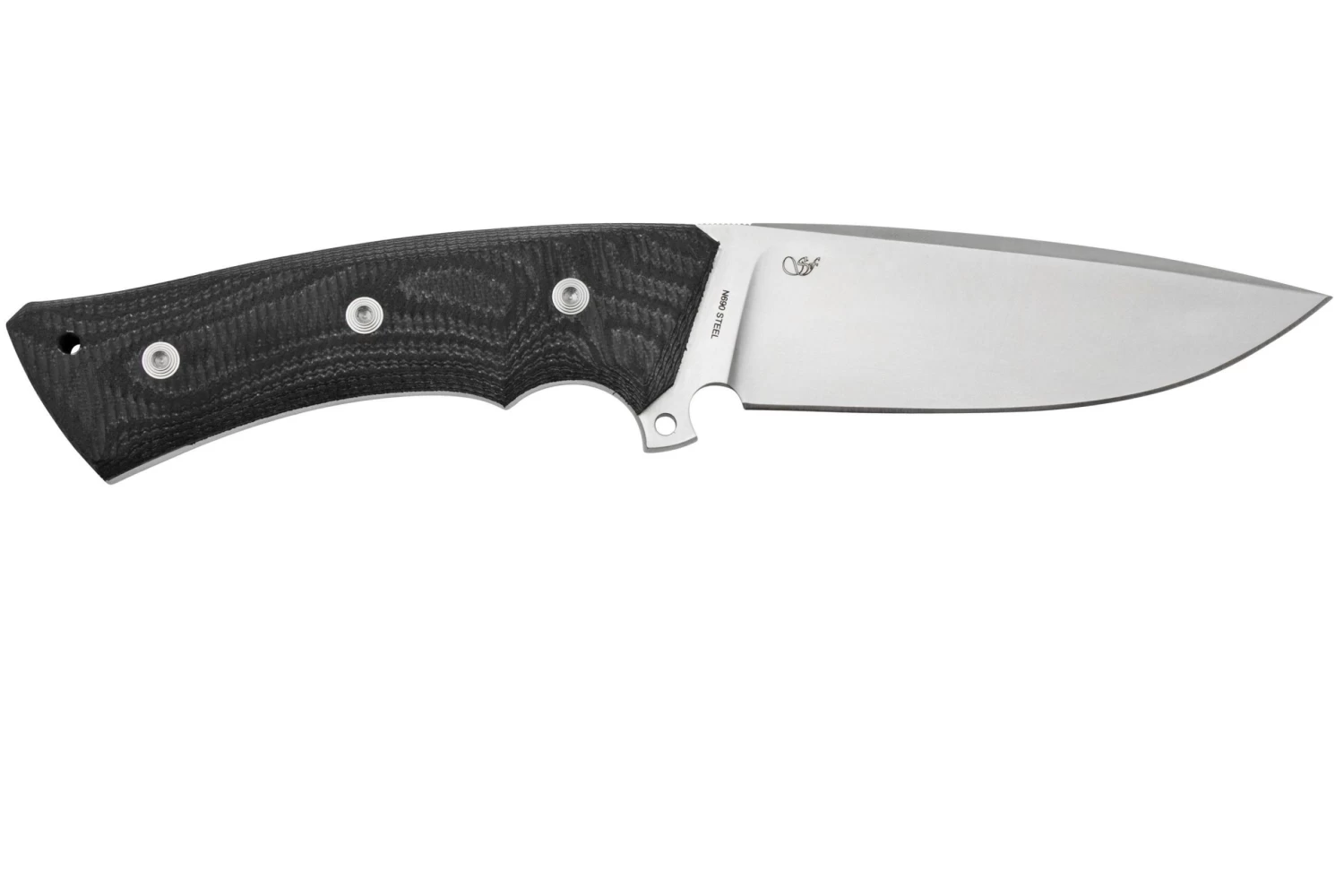 Viper Gianghi V4880GG, N690 Black G10 SureTouch Satin, Cuchillo Fijo - Imagen 2