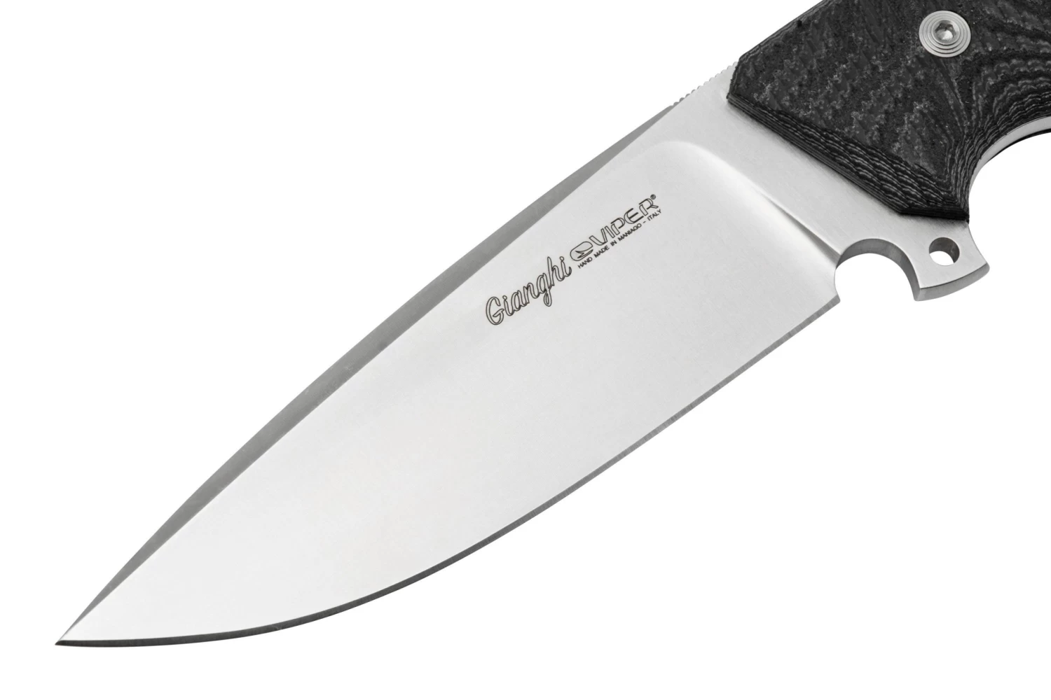 Viper Gianghi V4880GG, N690 Black G10 SureTouch Satin, Cuchillo Fijo - Imagen 3