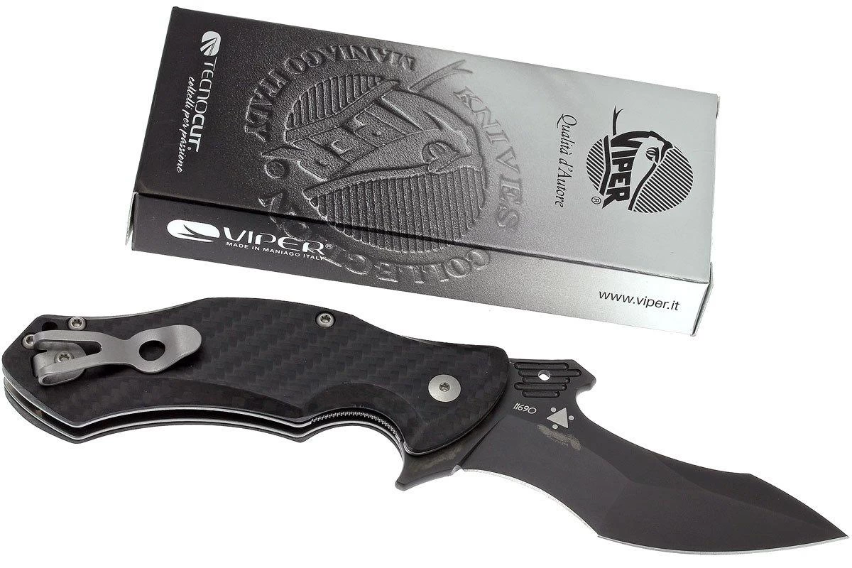 Viper MagĂ V5914FC N690 PVD-coating Plain Edge, Carbon - Imagen 9