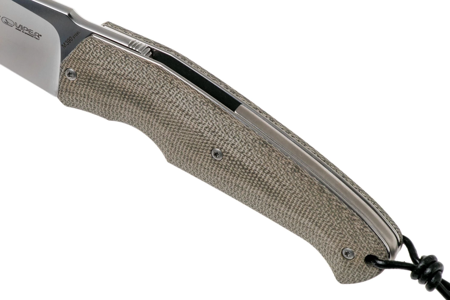 Viper Novis Green Canvas Micarta 5972CV Navaja, Silvestrelli Design - Imagen 7