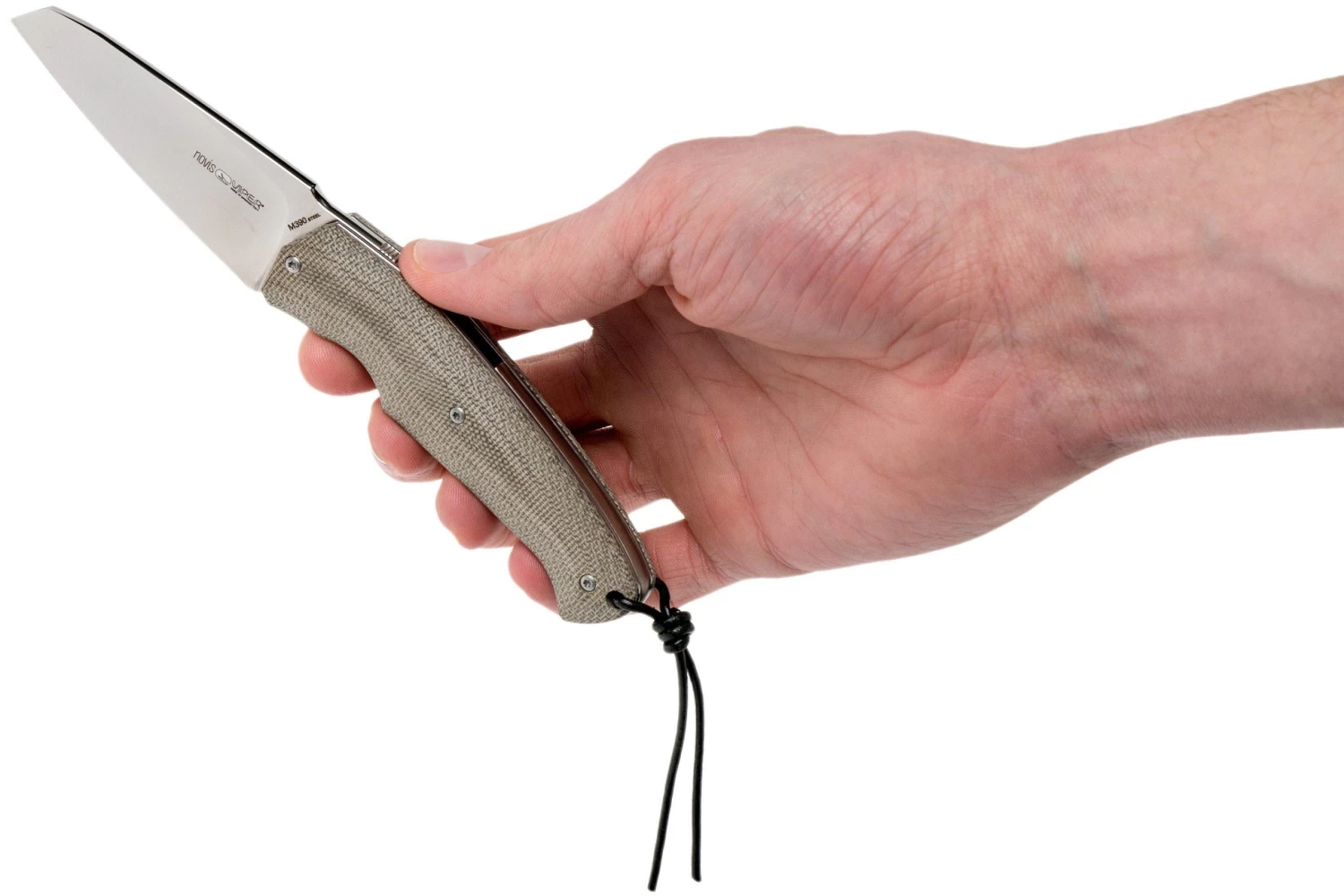 Viper Novis Green Canvas Micarta 5972CV Navaja, Silvestrelli Design - Imagen 8