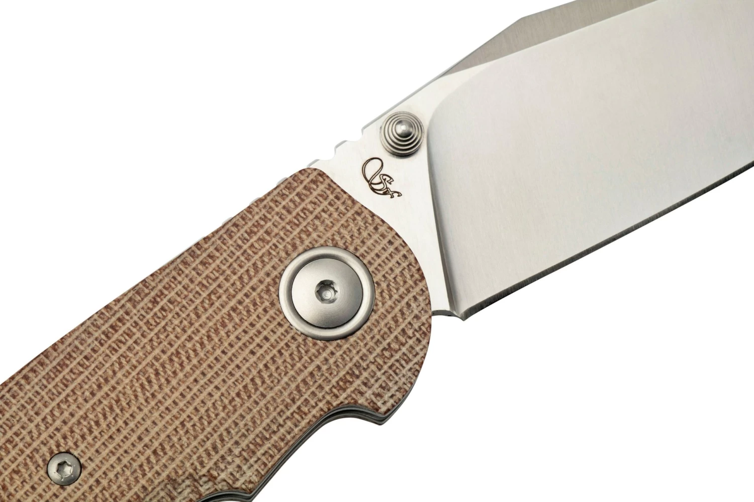 Viper Turn V5988CN Natural Canvas Micarta Navaja, Fabrizio Silvestrelli Design - Imagen 5