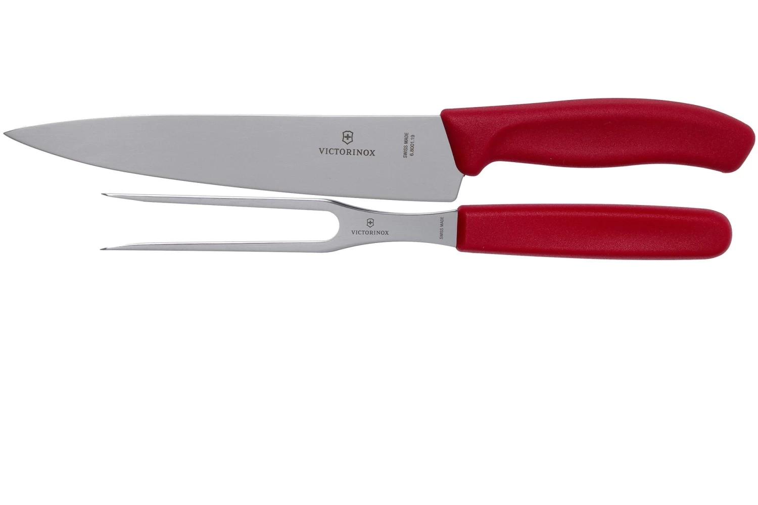 Victorinox SwissClassic 6.7131.2G, 2-piezas Juego De Trinchar, Rojo