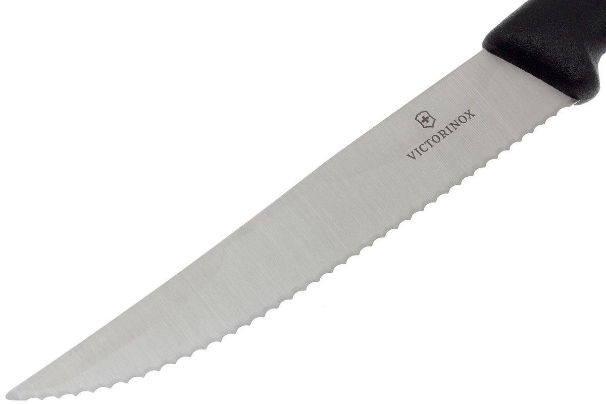 Victorinox SwissClassic Cuchillo Para Carne/-pizza Negro, Set De 2, 6.7933.12B - Imagen 2