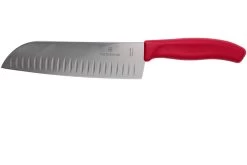 Victorinox SwissClassic 6.8521.17G Santoku Con Hoyuelos 17 Cm, Rojo
