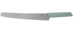 Victorinox Swiss Modern 6.9076.26W44B Cuchillo De Pan 26cm, Verde Menta