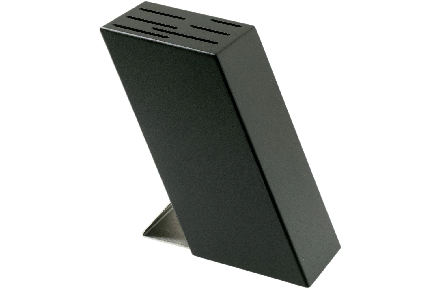 Victorinox Swiss Modern Bloque De Cuchillos, Cuero Negro, 7-7086-03 - Imagen 2