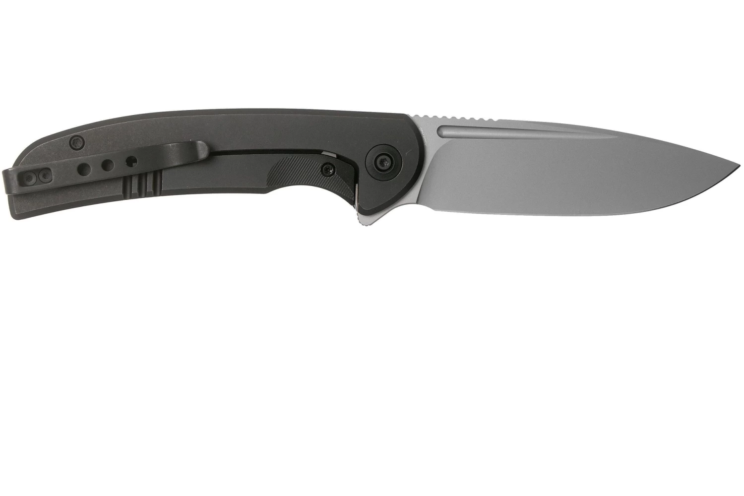 WE Knife Beacon WE20061B-4 Bead Blasted, Black Titanium Navaja - Imagen 2