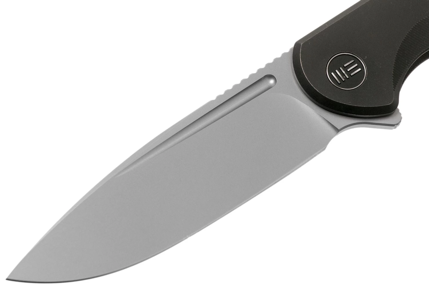 WE Knife Beacon WE20061B-4 Bead Blasted, Black Titanium Navaja - Imagen 3