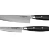 Yaxell Tsuchimon 36753, Juego De Regalo De 3 Piezas: Cuchillo De Chef, Cuchillo Universal Y Afilador De Cuchillos